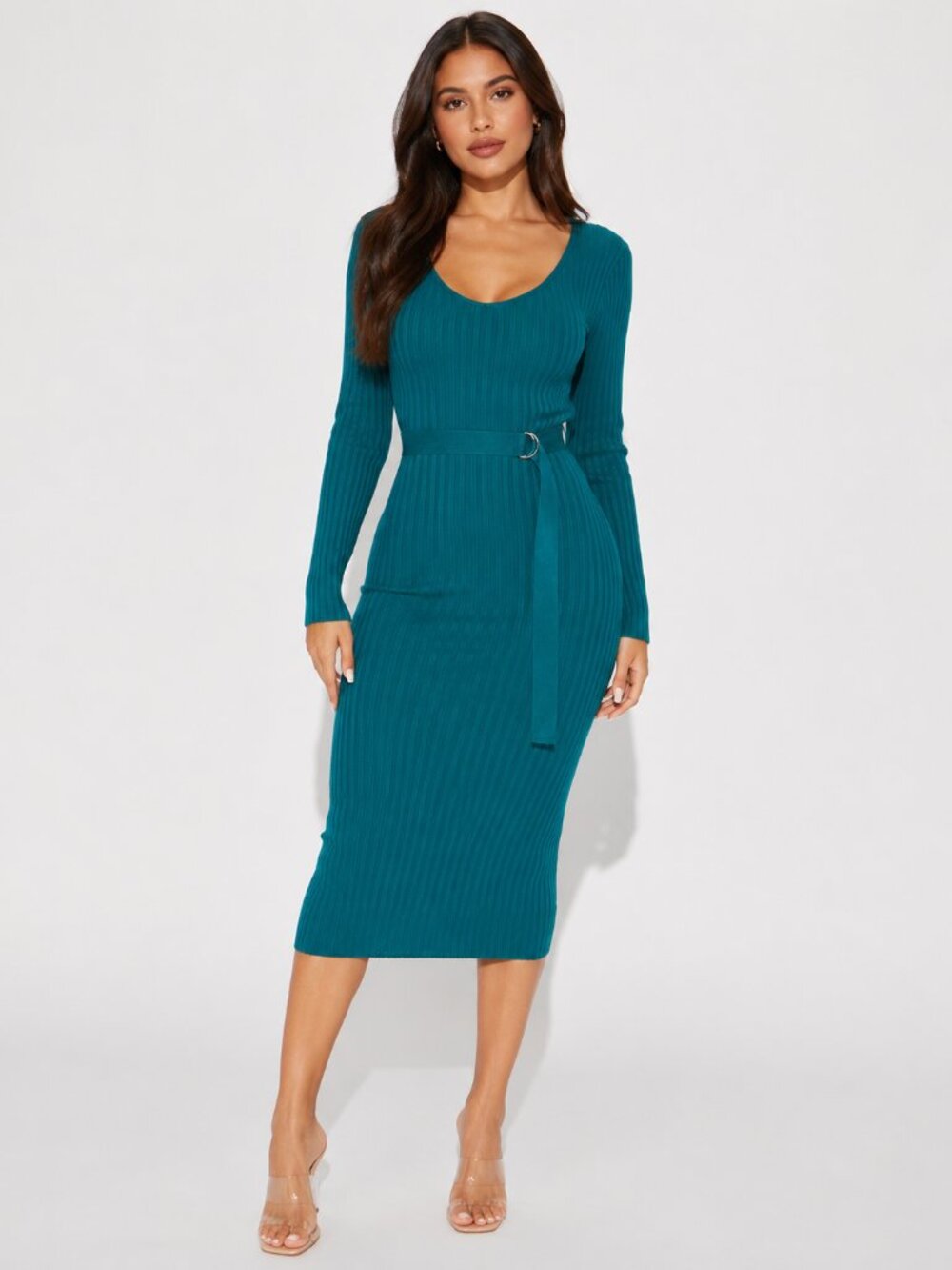 NWT Super Stretchy Sweater Dress Large